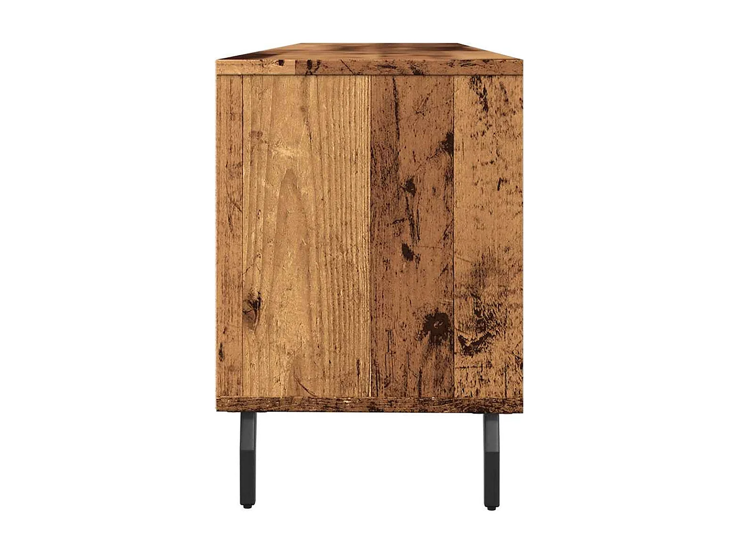 Mueble de TV madera ingeniería madera envejecida 150x30x44,5 cm