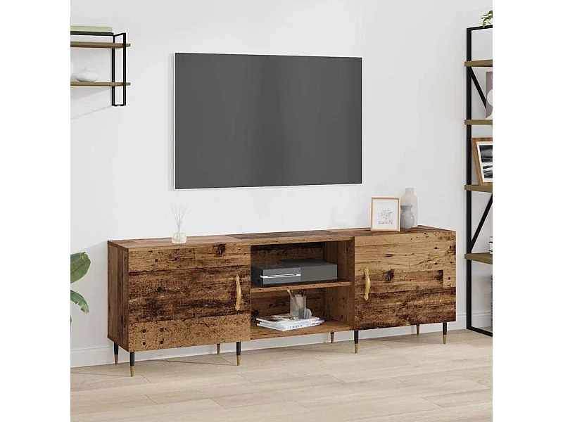 Meuble TV Bois ancien 150 x 30 x 50 cm Bois d'ingénierie