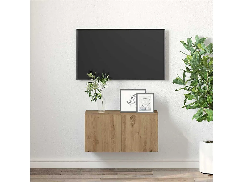 Gabinete de TV Marrón 60 x 30 x 30 cm Madera contrachapada