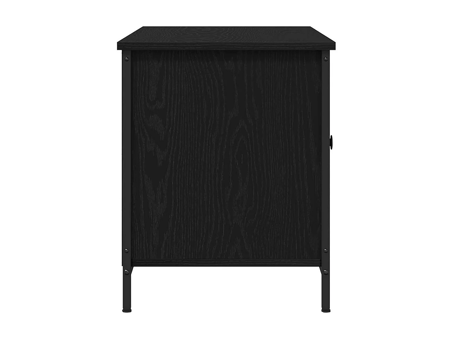 Meuble TV Chêne noir 100 x 40 x 50 cm Bois d'ingénierie