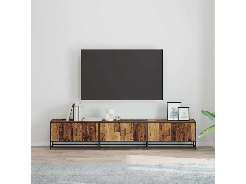 Meuble TV Bois ancien 210 x 35 x 41 cm Bois d'ingénierie