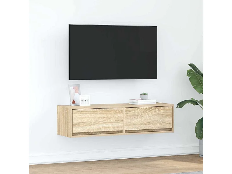 Meuble TV Chêne sonoma 100 x 31 x 25.5 cm Bois d'ingénierie