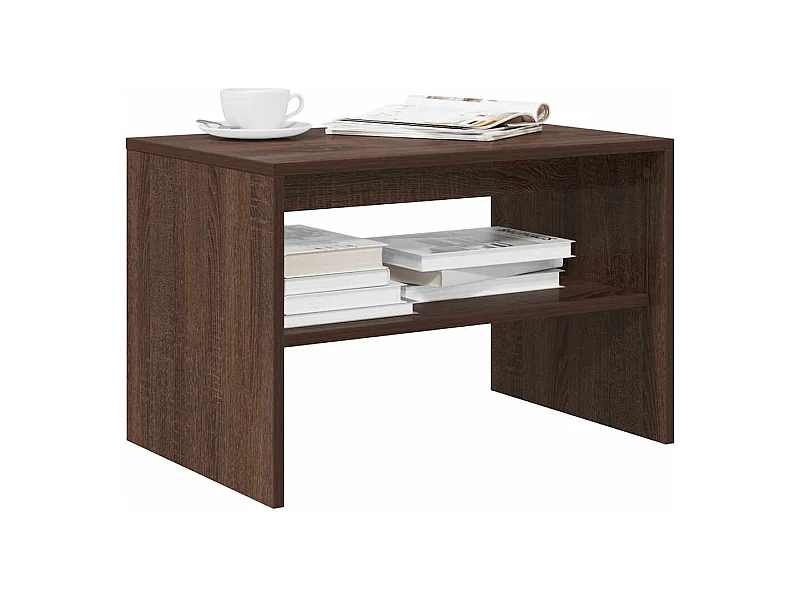 Móvel de TV 60x40x40 cm derivados de madeira carvalho castanho