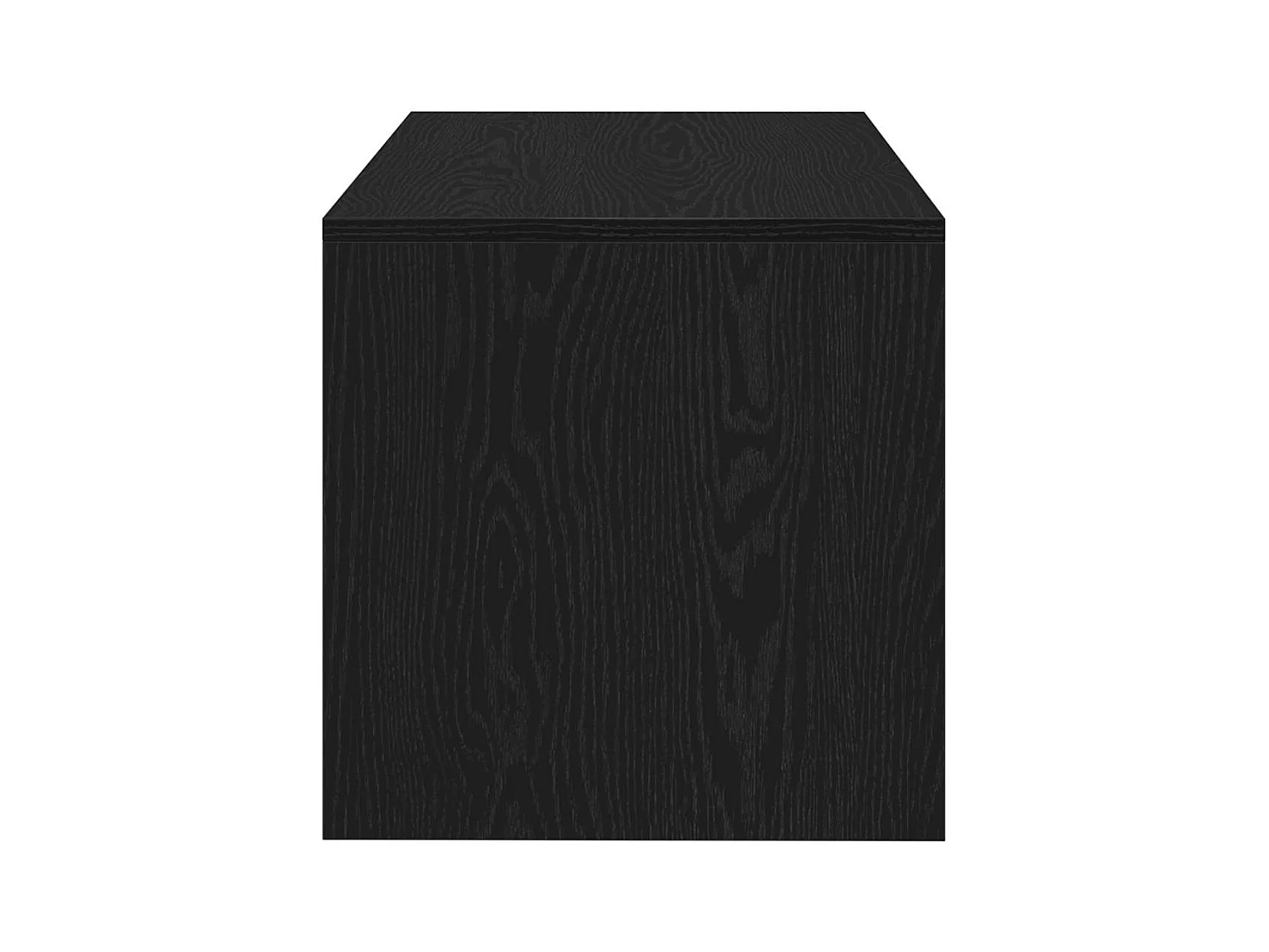 Meuble TV chêne noir 60x40x40 cm bois d'ingénierie