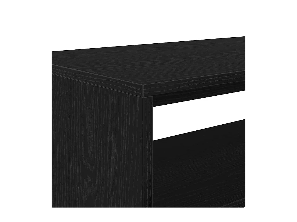 Meuble TV chêne noir 60x40x40 cm bois d'ingénierie