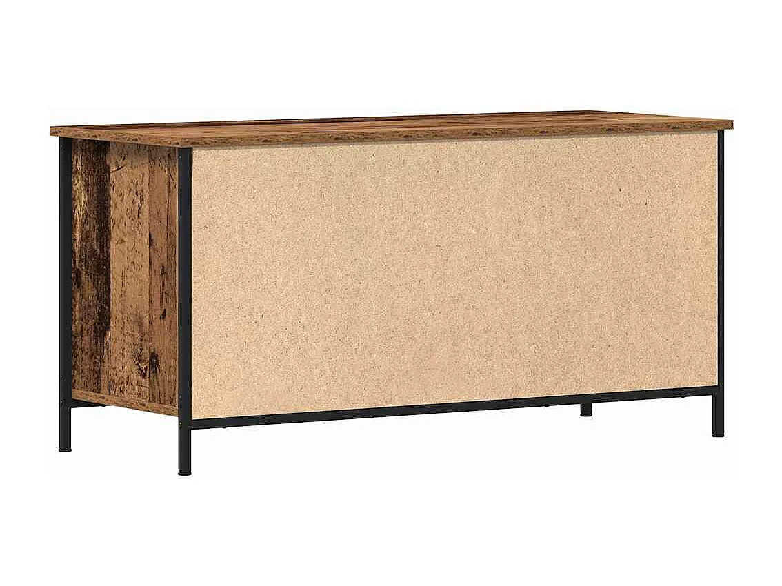 Meuble TV Bois ancien 100 x 40 x 50 cm Bois d'ingénierie