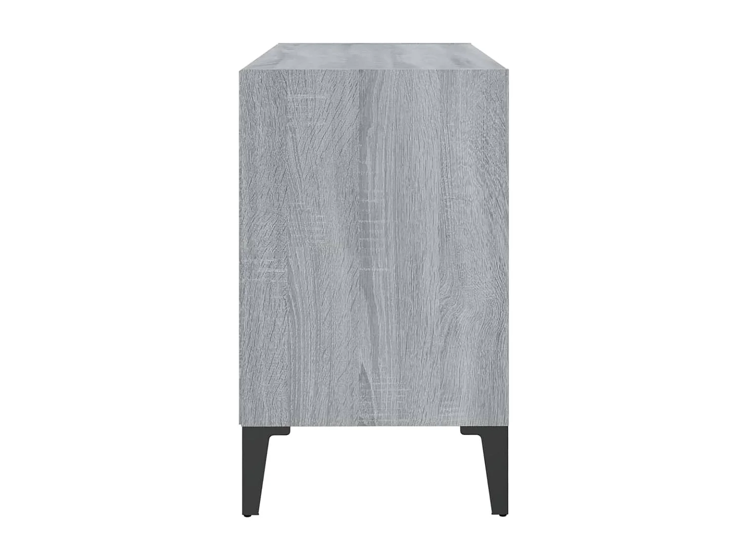 Meuble TV avec pieds en métal Sonoma gris 69,5x30x50 cm