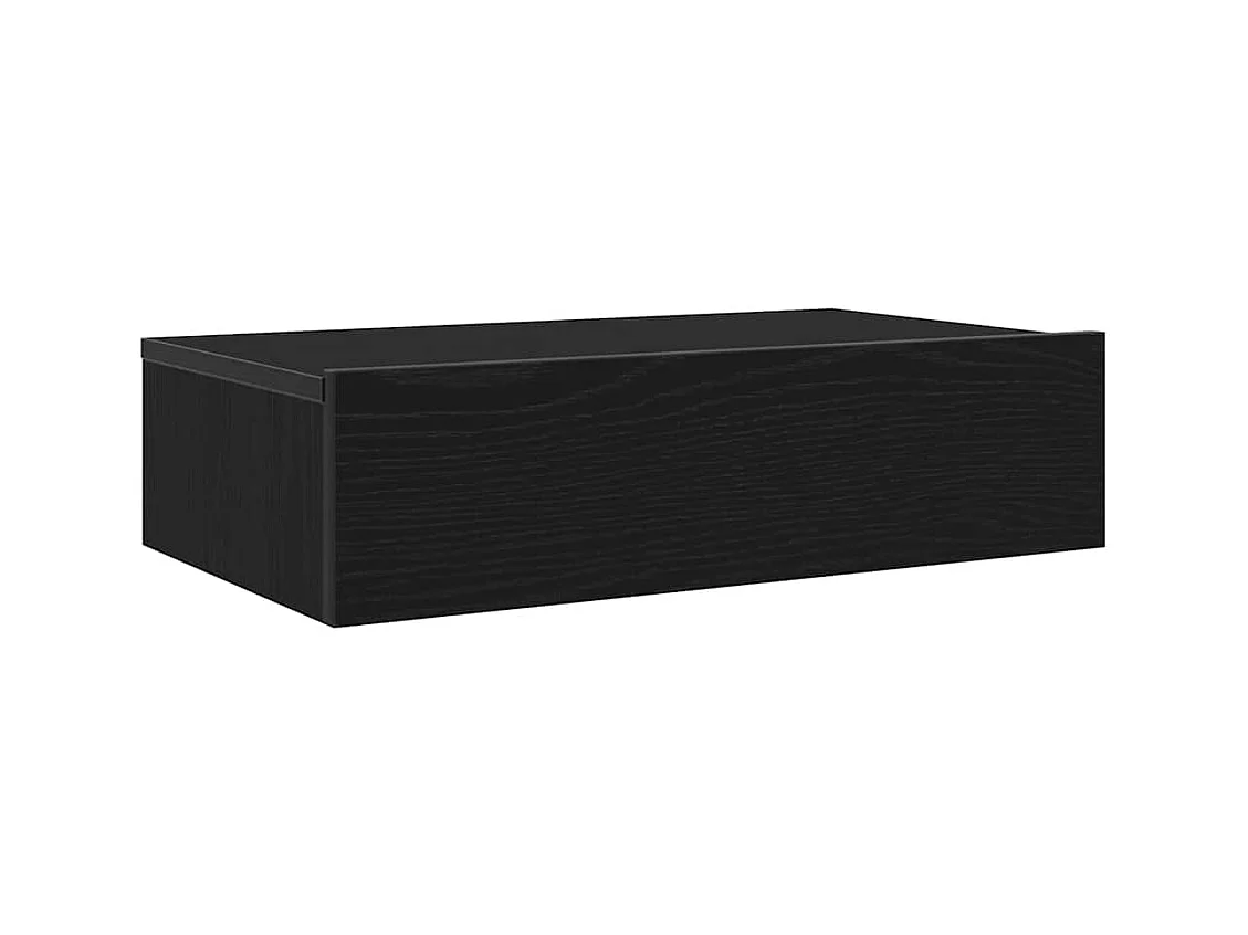 Meubles TV avec éclairage LED 2 pièces Chêne noir 60 x 35 x 15,5 cm