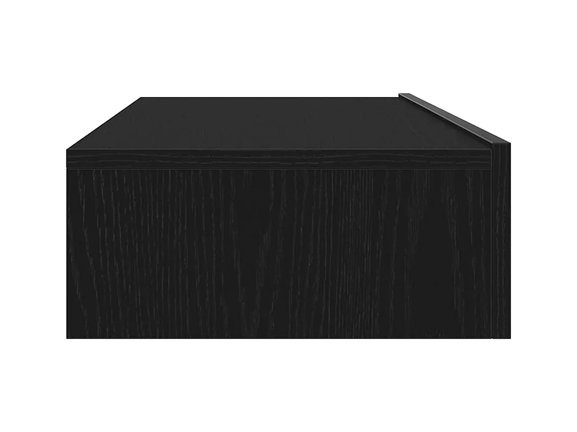 Meubles TV avec éclairage LED 2 pièces Chêne noir 60 x 35 x 15,5 cm