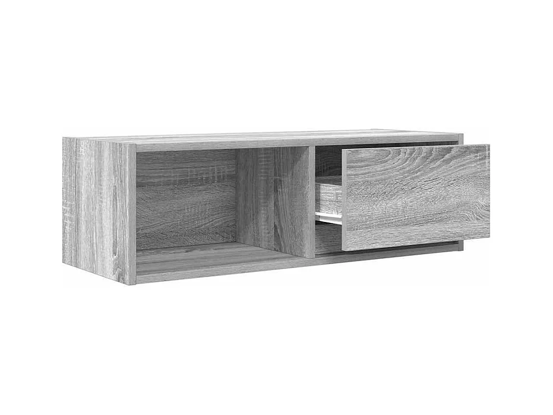Meubles TV 2 pièces sonoma gris 80x31x25,5 cm bois d'ingénierie