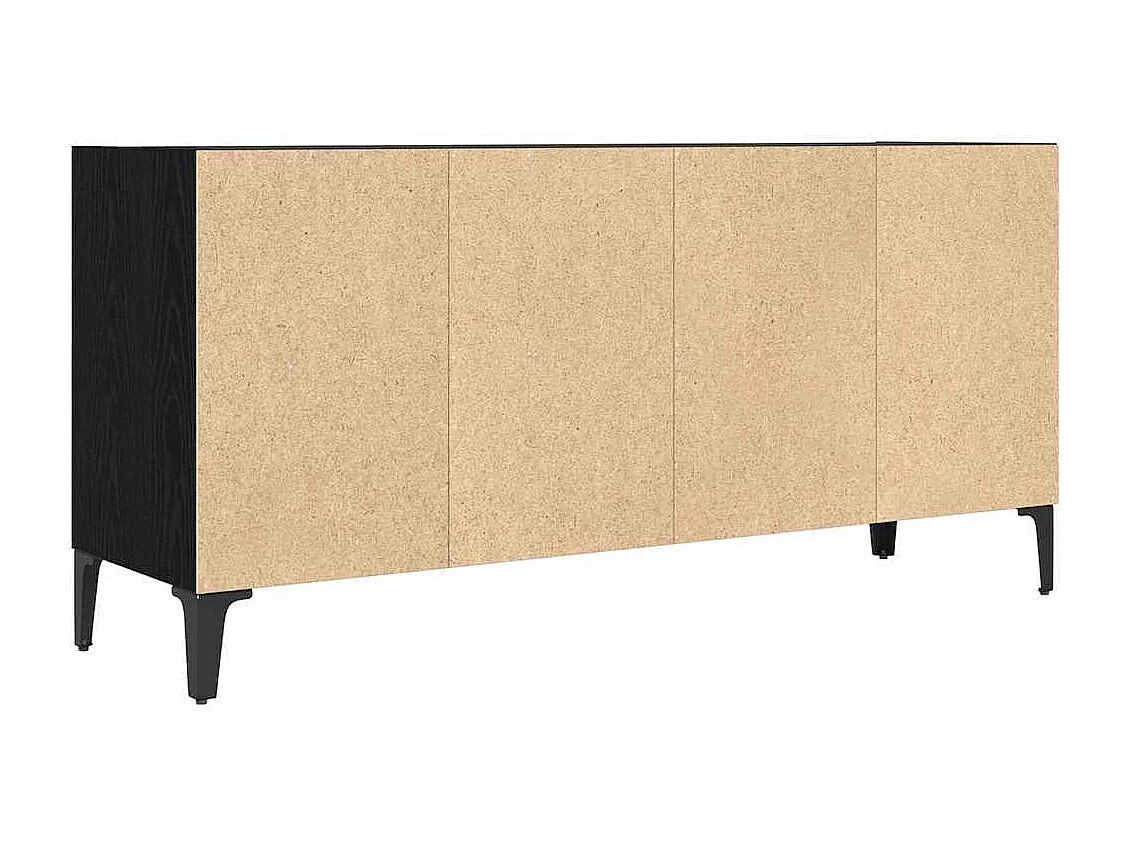 Meuble TV Noir 69.5 x 30 x 50 cm Bois d'ingénierie