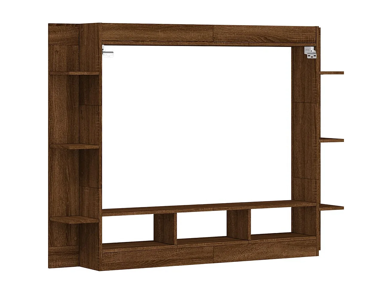 Mueble para TV madera de ingeniería roble marrón 152x22x113 cm