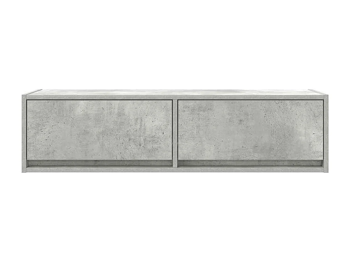 Meuble TV Gris béton 100 x 31 x 25.5 cm Bois d'ingénierie
