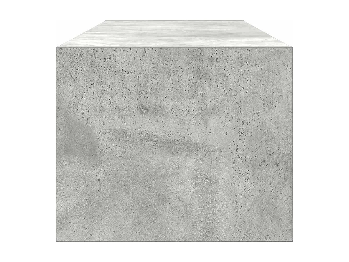 Meuble TV Gris béton 100 x 31 x 25.5 cm Bois d'ingénierie