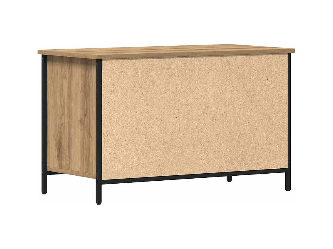 Meuble TV chêne artisanal 80 x 40 x 50 cm Bois d'ingénierie