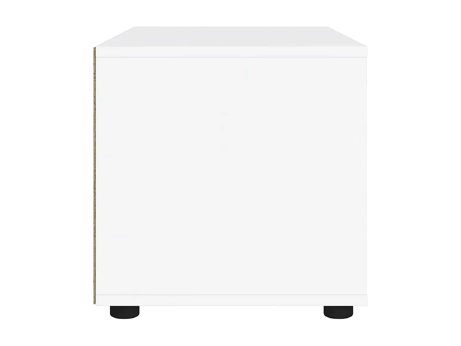 Meuble TV VISNES blanc 60x40x38 cm bois d'ingénierie