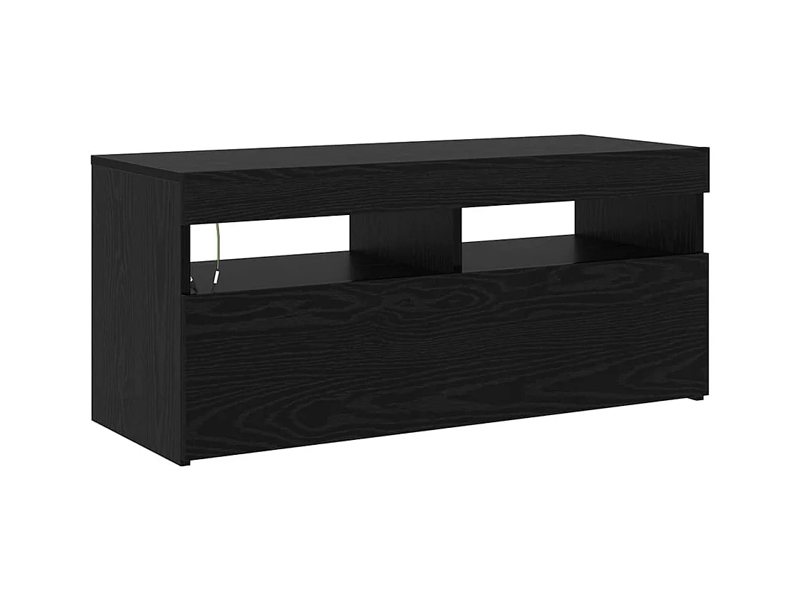 Meubles TV 2 pièces Chêne noir 210 x 35 x 40 cm Bois d'ingénierie