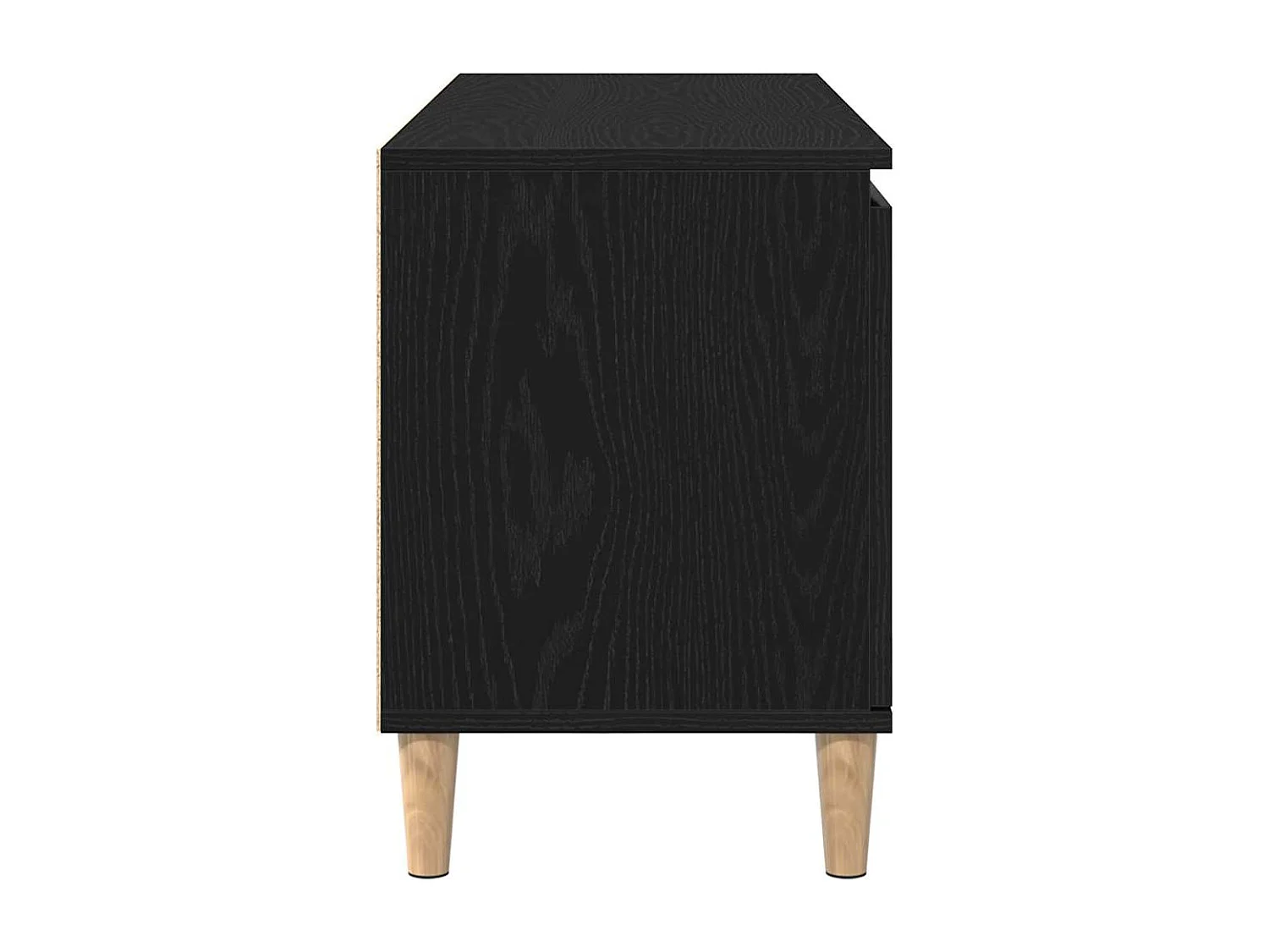 Meuble TV Noir 102 x 35 x 50 cm Bois d'ingénierie