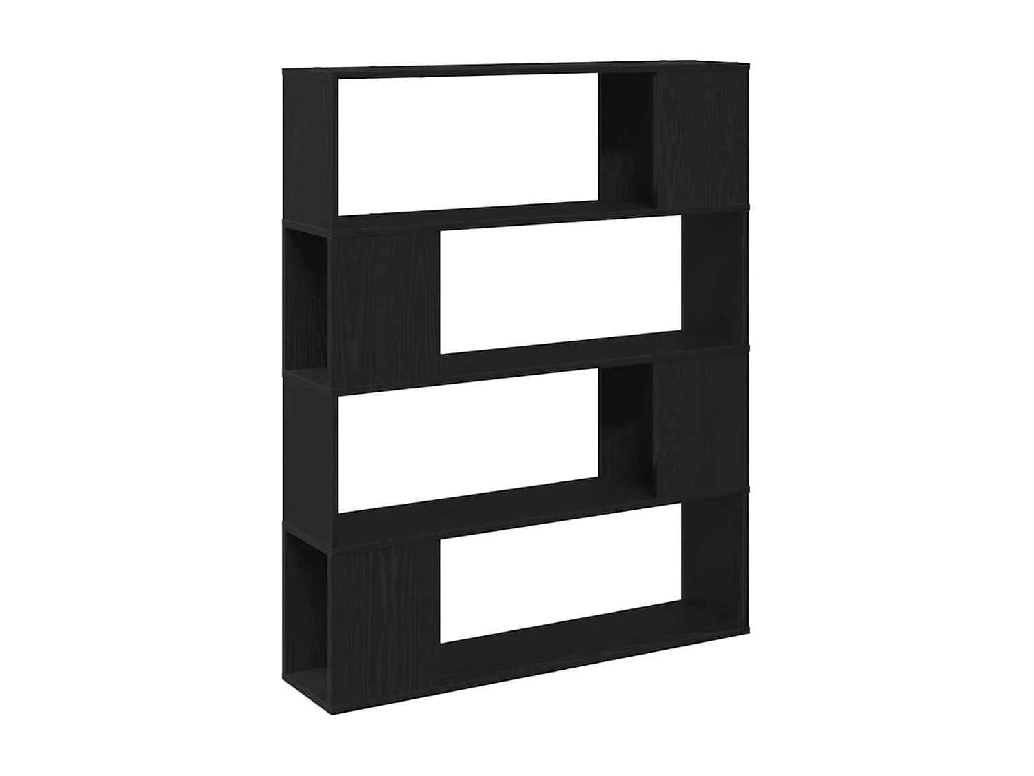 Meuble TV Noir 100 x 24 x 124 cm