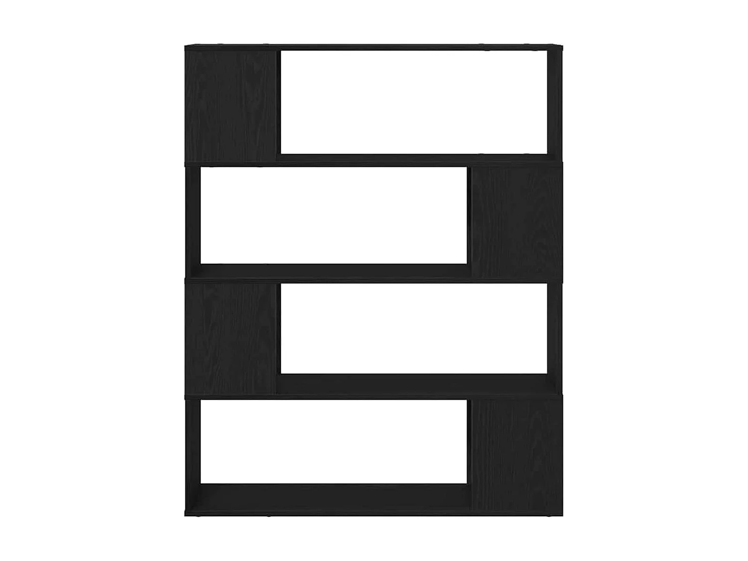 Meuble TV Noir 100 x 24 x 124 cm