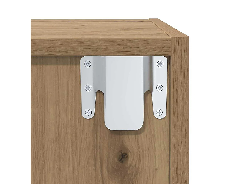 Gabinete para TV 2 peças Castanho 37 x 37 x 142.5 cm