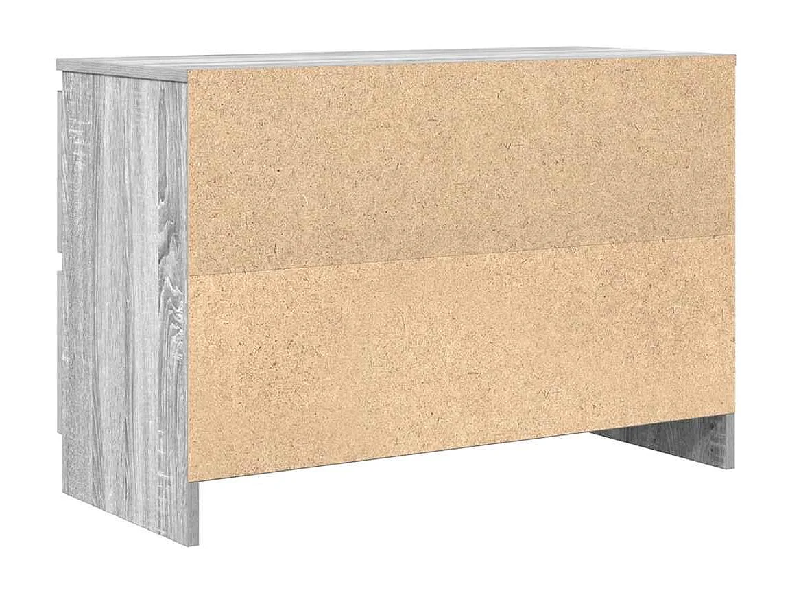 Meuble TV sonoma gris 80x35x54 cm bois d'ingénierie