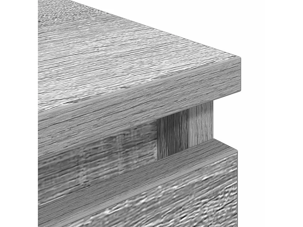 Meuble TV sonoma gris 80x35x54 cm bois d'ingénierie