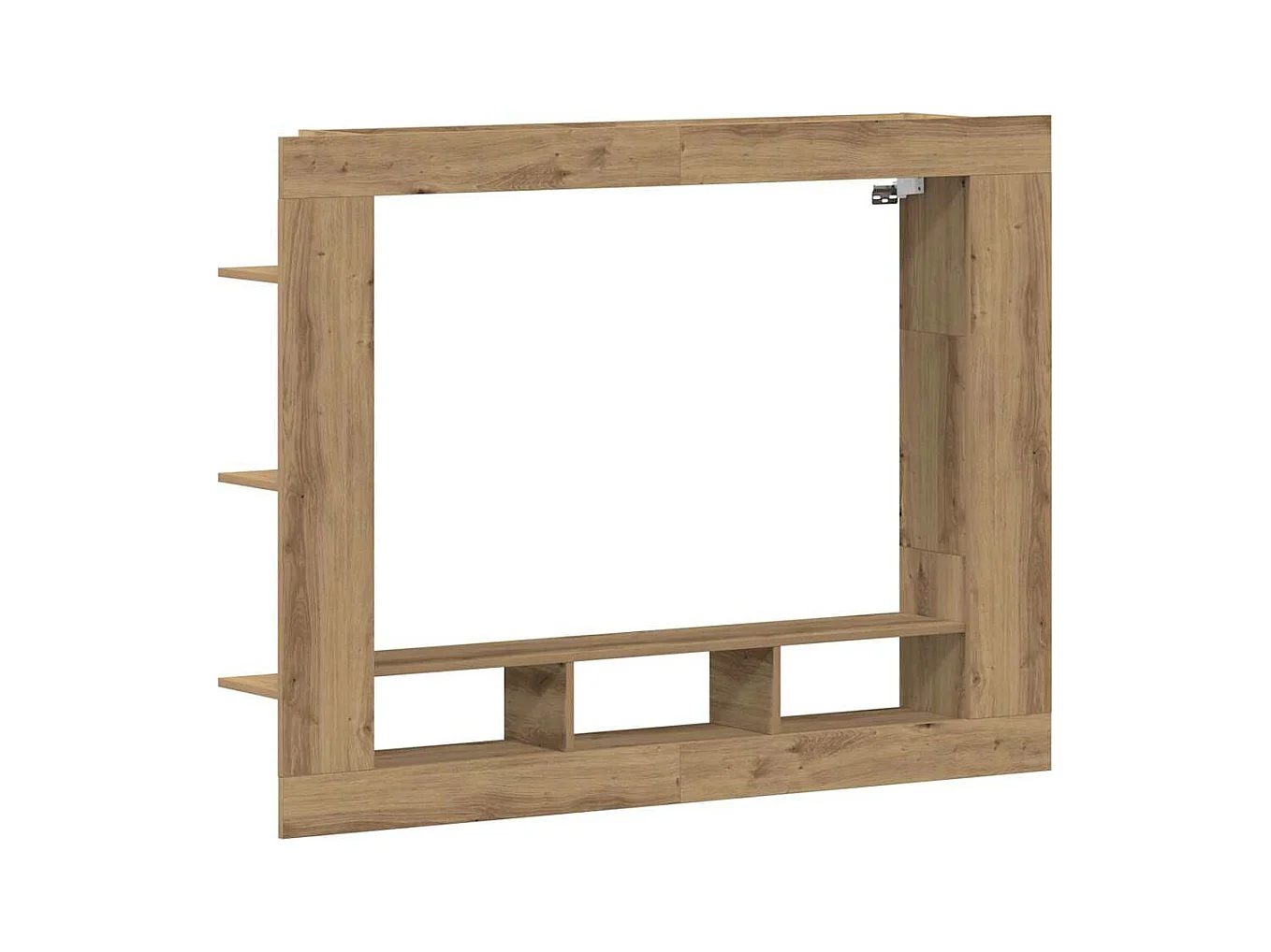 Gabinete para TV carvalho artisiano 152 x 22 x 113 cm