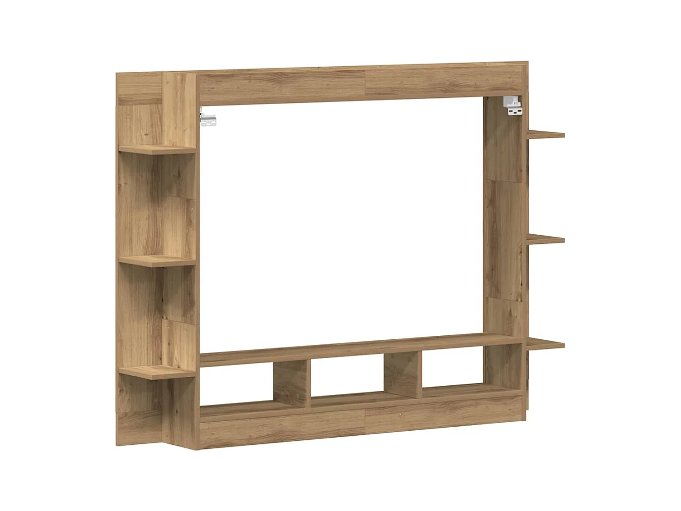 Gabinete para TV carvalho artisiano 152 x 22 x 113 cm