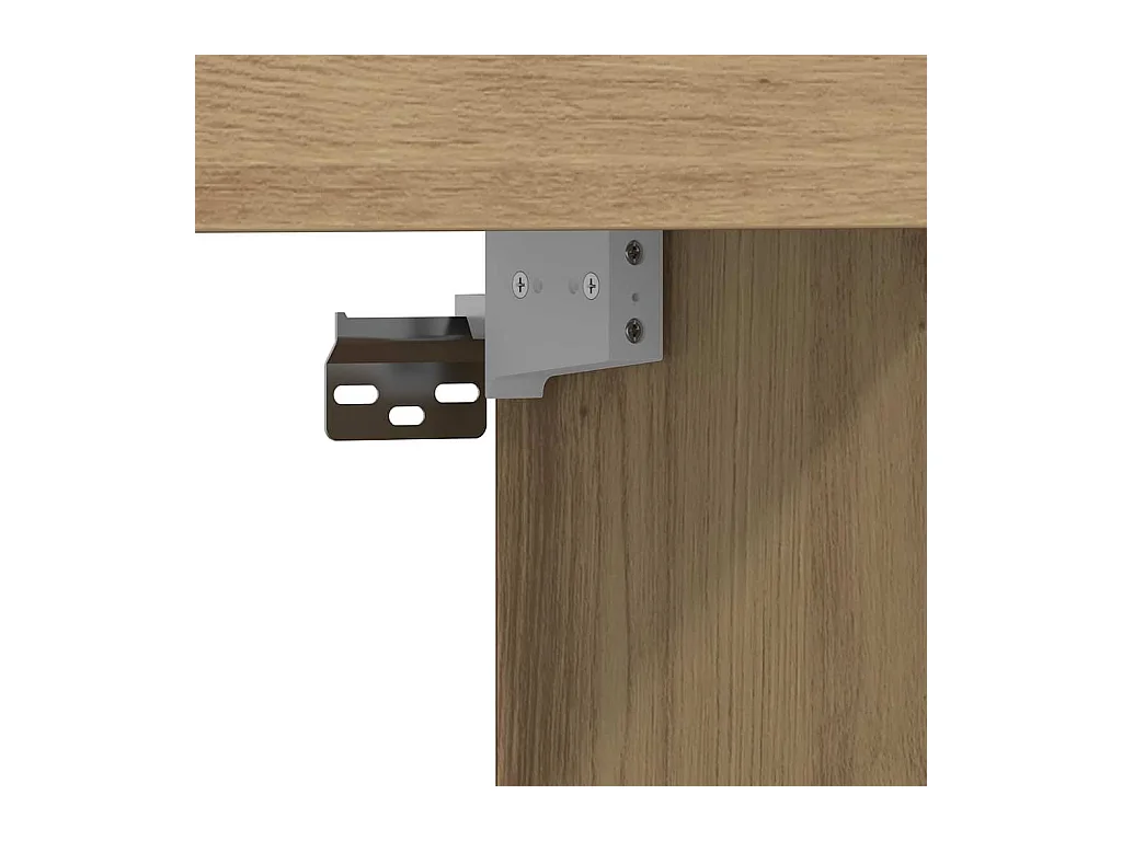 Gabinete para TV carvalho artisiano 152 x 22 x 113 cm