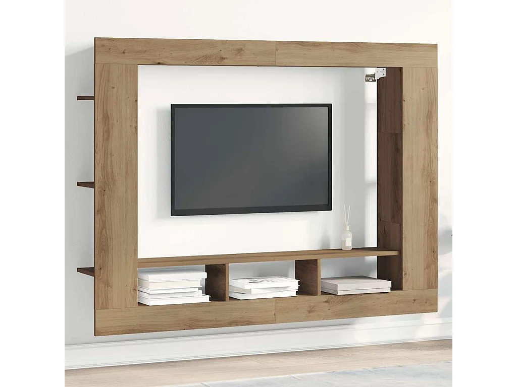 Gabinete para TV carvalho artisiano 152 x 22 x 113 cm