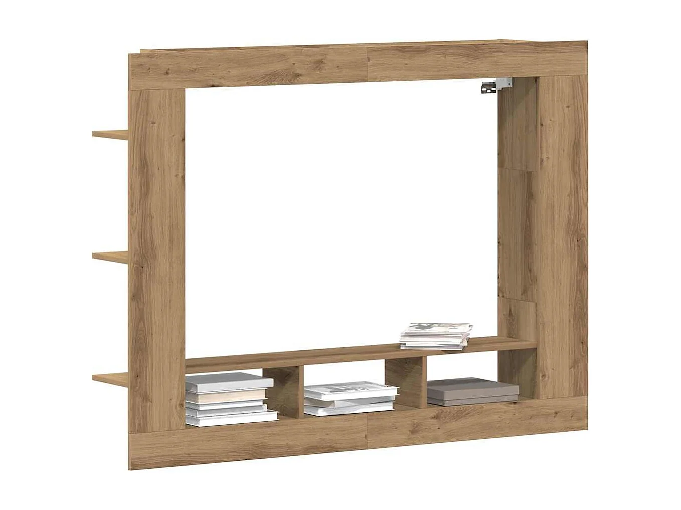 Gabinete para TV carvalho artisiano 152 x 22 x 113 cm