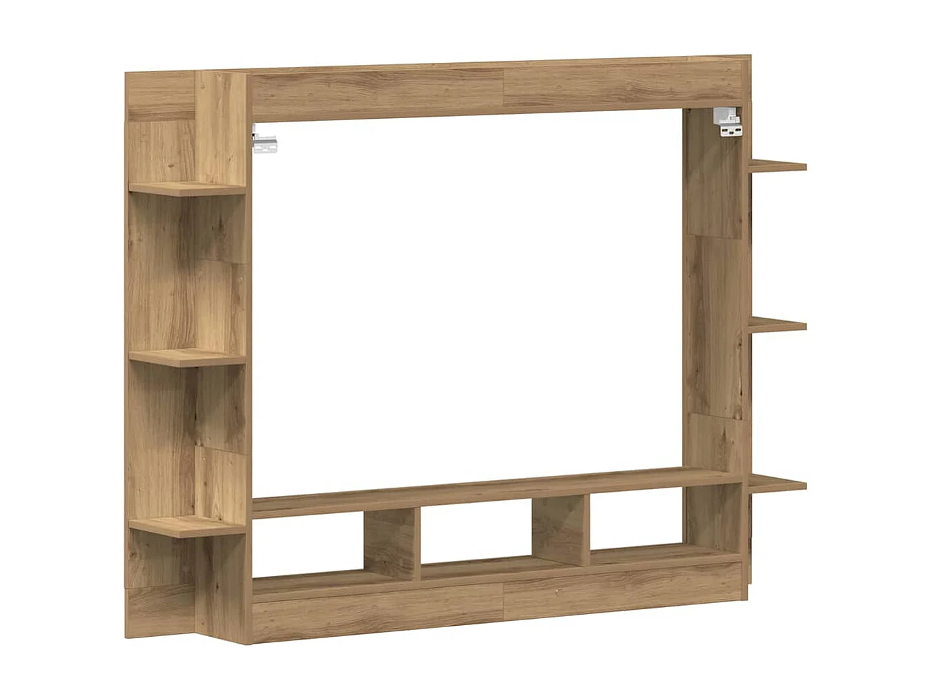 Gabinete para TV carvalho artisiano 152 x 22 x 113 cm