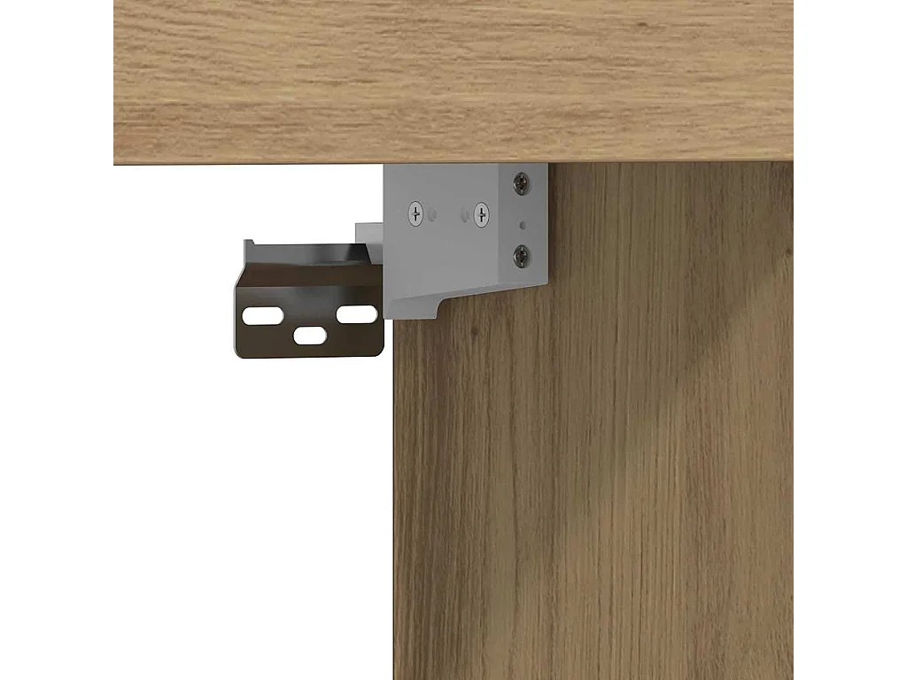 Gabinete para TV carvalho artisiano 152 x 22 x 113 cm