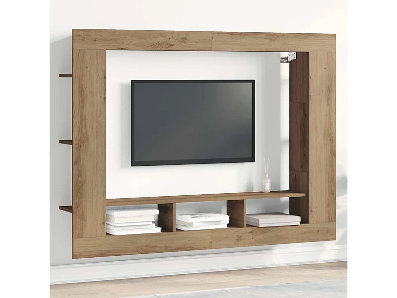 Gabinete para TV carvalho artisiano 152 x 22 x 113 cm