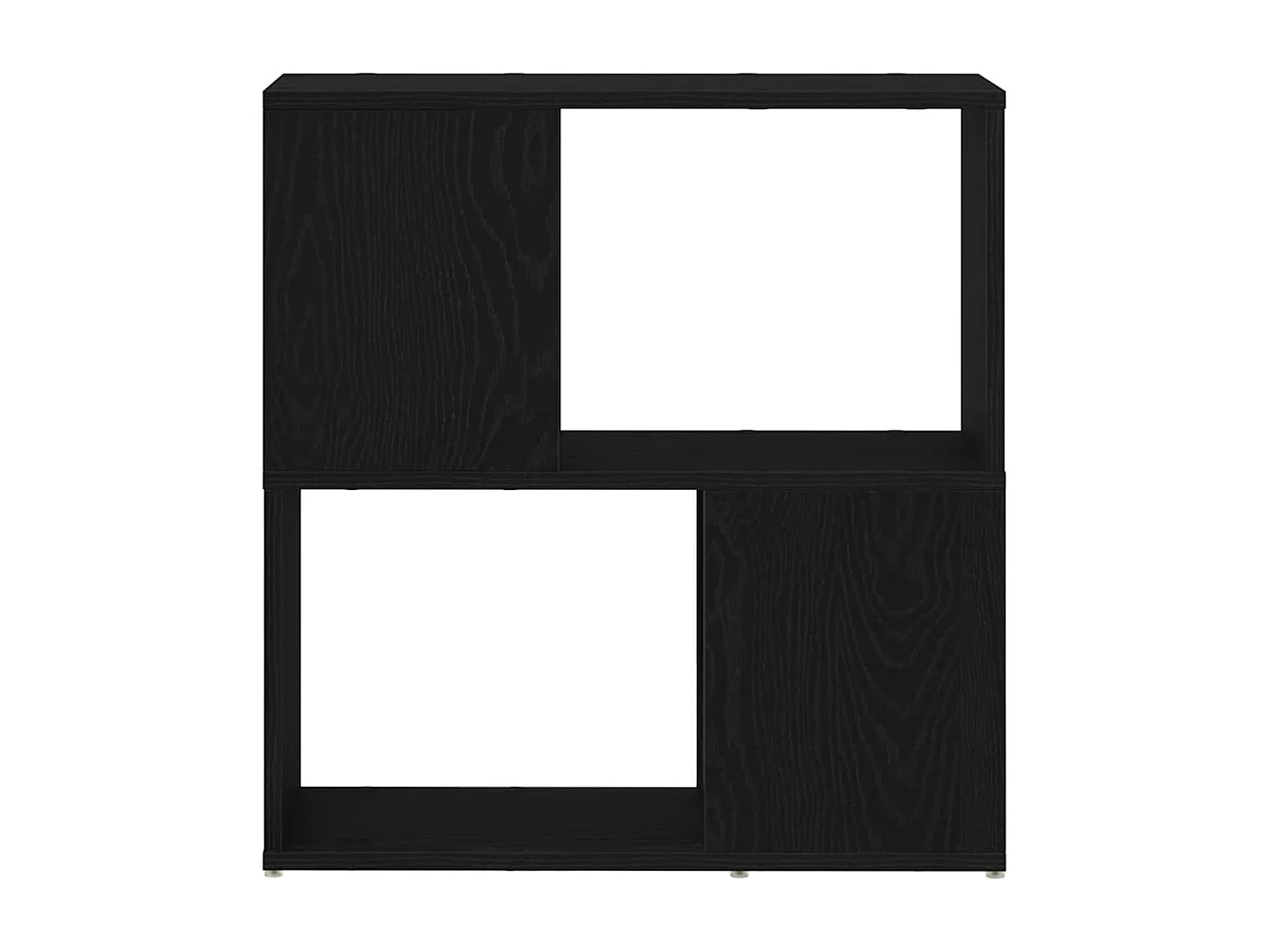 Meuble TV Noir 60 x 24 x 63 cm Bois d'ingénierie