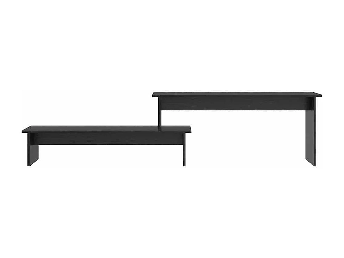 Meuble TV Chêne noir 180 x 30 x 43 cm Bois d'ingénierie