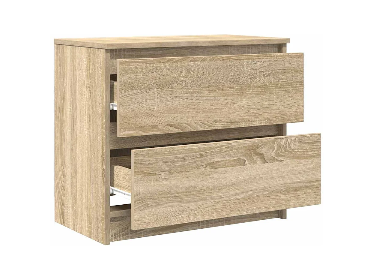 Meuble TV chêne sonoma 60x35x54 cm bois d'ingénierie