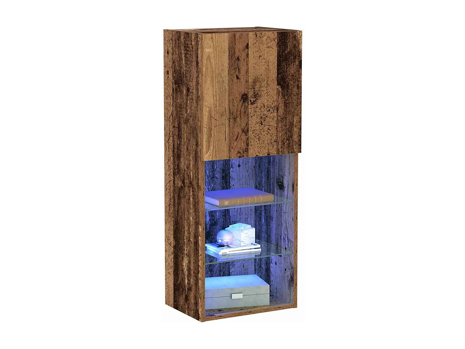 Meuble TV Bois Ancien 40.5 x 30 x 102 cm Bois d'ingénierie