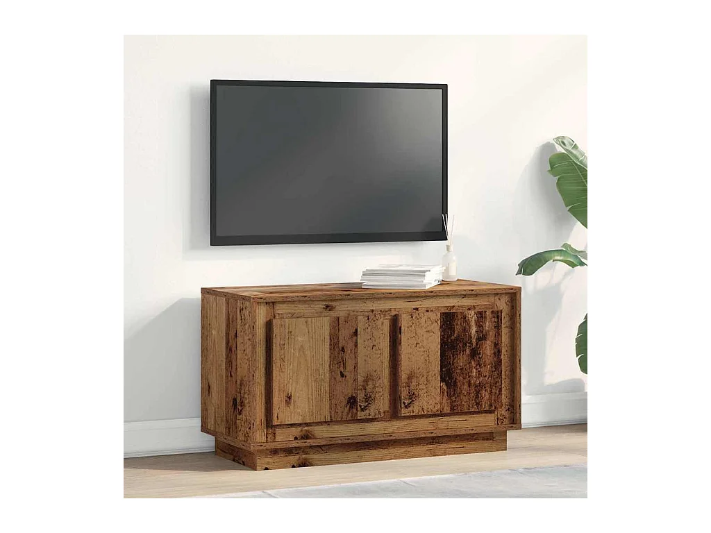 Meuble TV Bois ancien 80 x 35 x 45 cm Bois d'ingénierie
