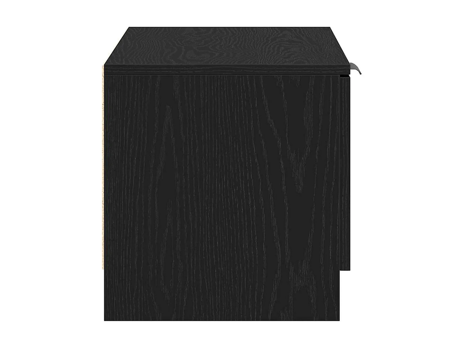 Meuble TV 2 pièces Noir 80 x 35 x 36.5 cm Bois d'ingénierie