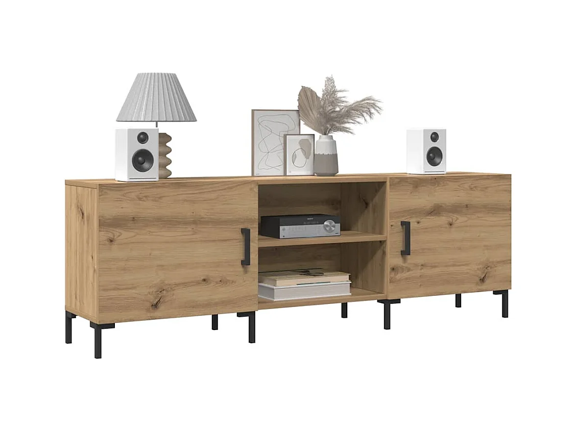 Mueble de TV madera de ingeniería roble artisan 150x30x50 cm