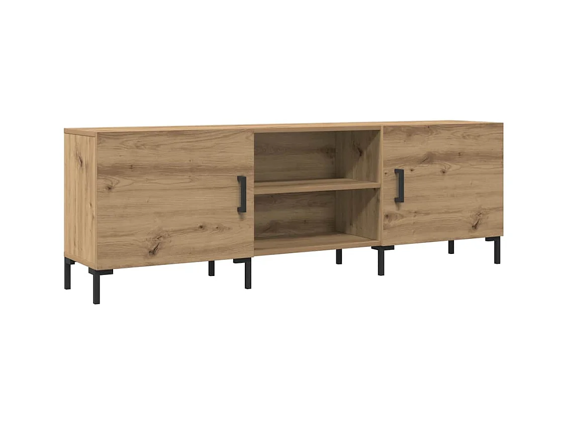 Mueble de TV madera de ingeniería roble artisan 150x30x50 cm
