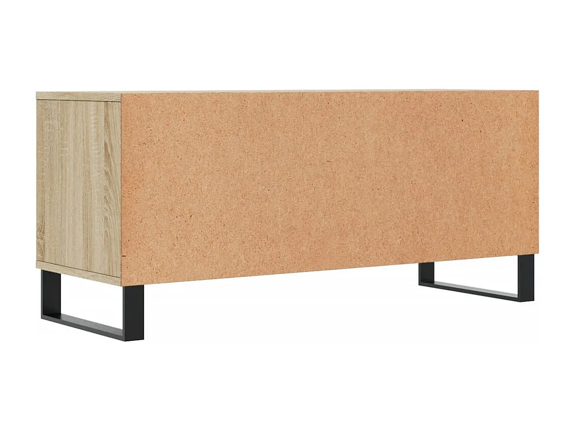 Mueble de TV madera contrachapada roble Sonoma 100x34,5x44,5 cm