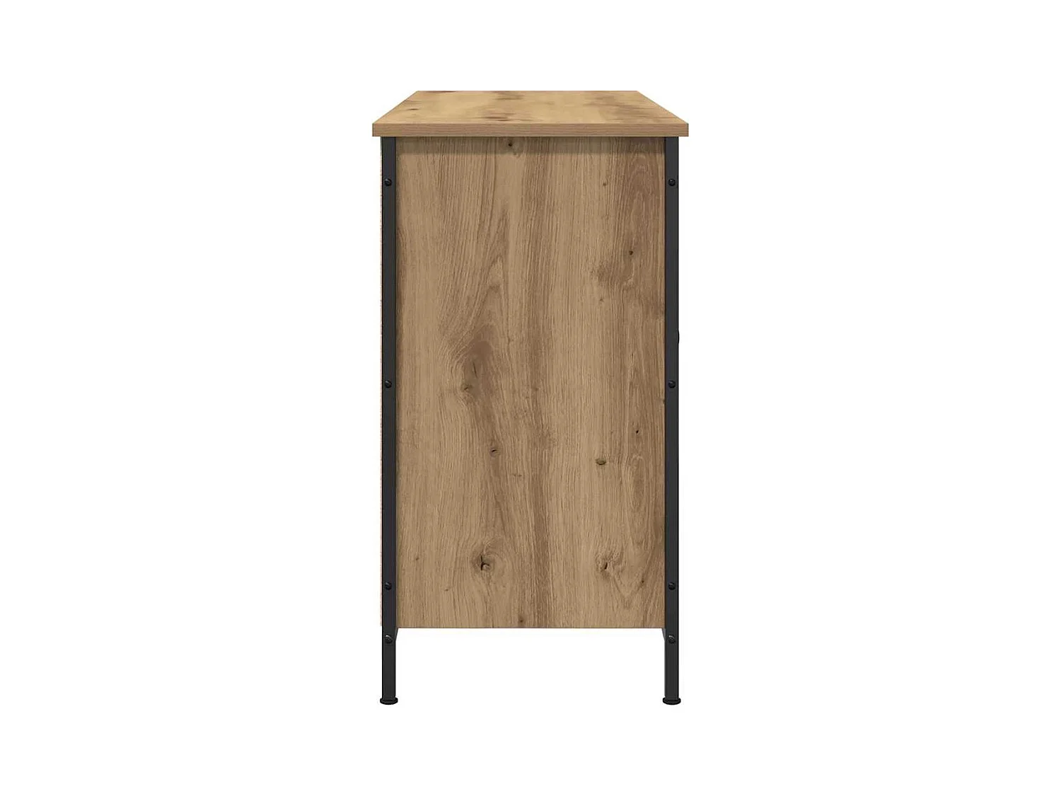 Meuble TV chêne artisanal 101 x 35 x 65 cm Bois d'ingénierie