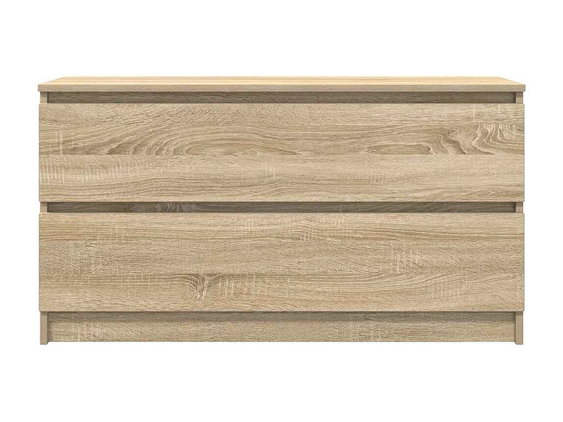 Meuble TV chêne sonoma 100x35x54 cm bois d'ingénierie