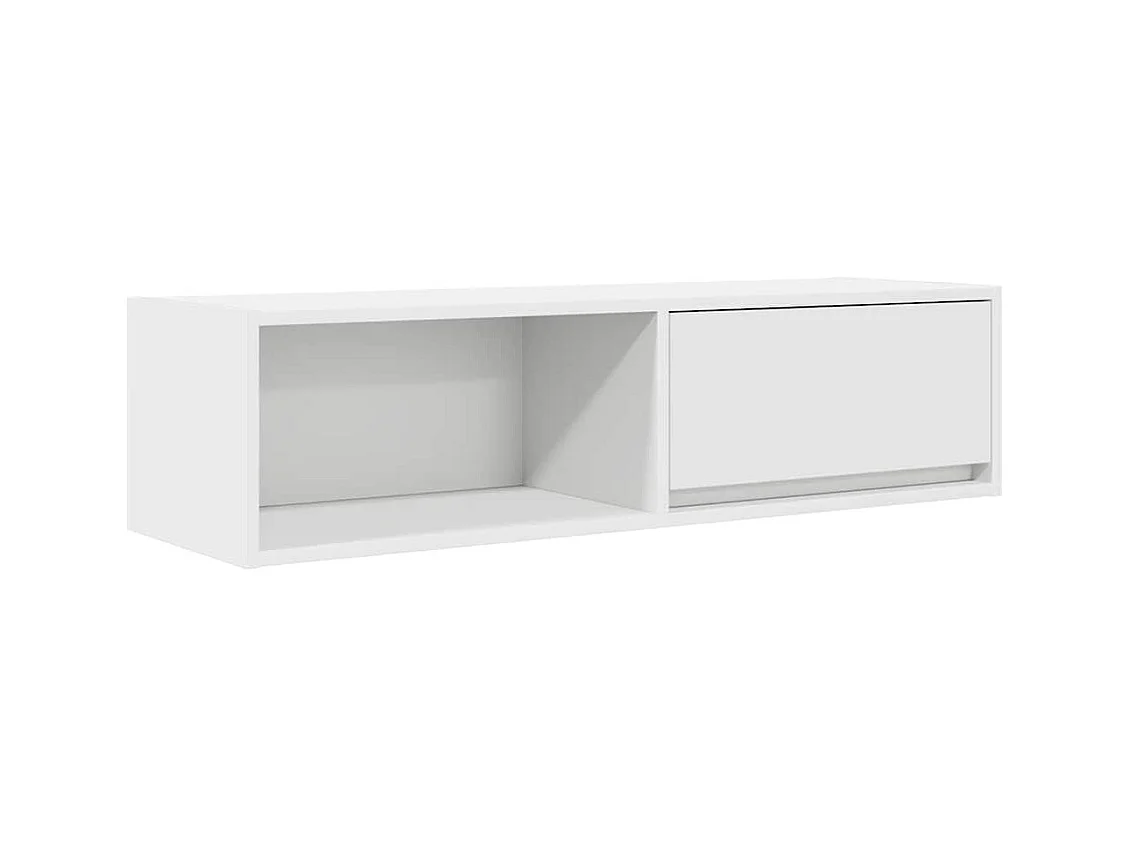 Meubles TV 2 pièces blanc 100x31x25,5 cm bois d'ingénierie