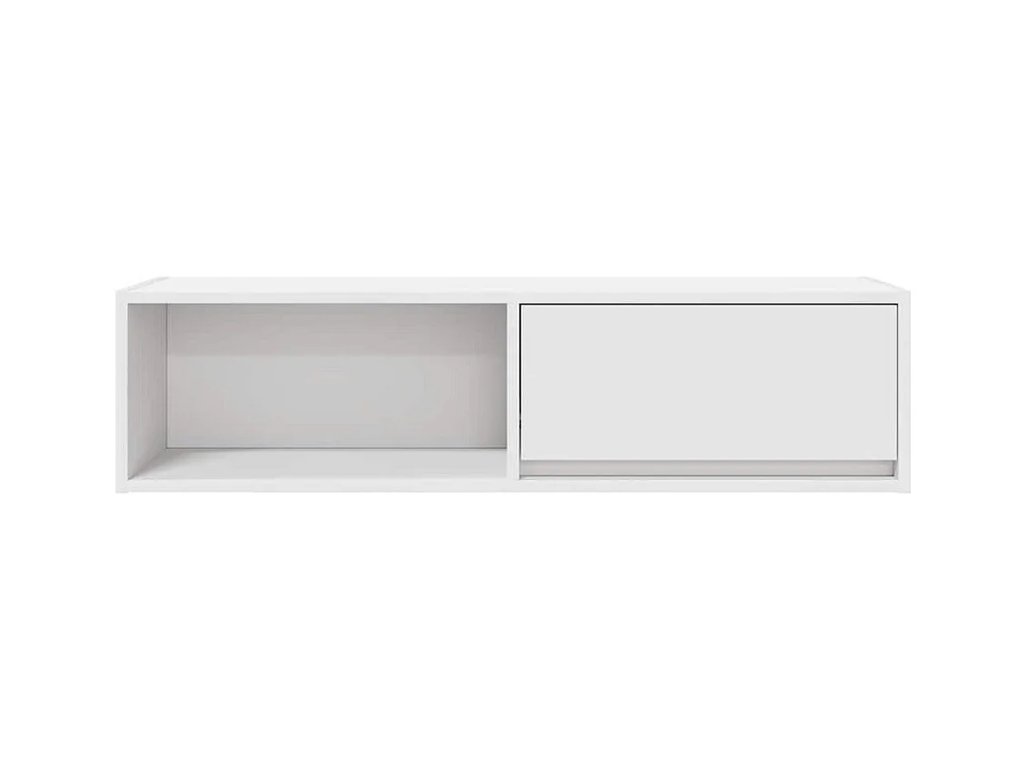 Meubles TV 2 pièces blanc 100x31x25,5 cm bois d'ingénierie