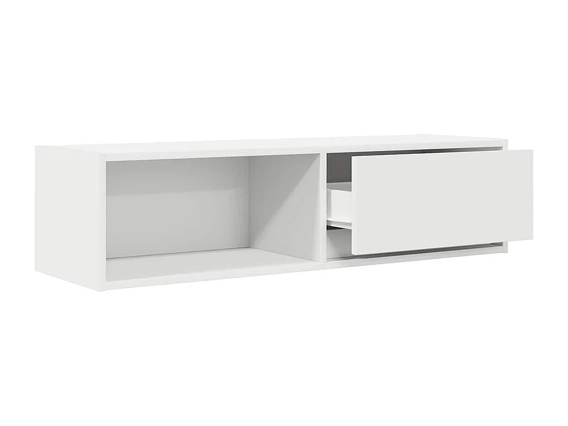 Meubles TV 2 pièces blanc 100x31x25,5 cm bois d'ingénierie