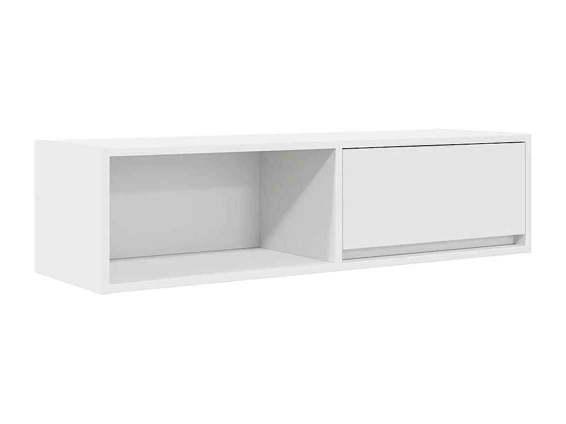 Meubles TV 2 pièces blanc 100x31x25,5 cm bois d'ingénierie